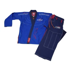 Guerreiro Ultra Light BJJ Jiu Jitsu Gi - Preshrunk Fabric | BLUE & NAVY-BLUE