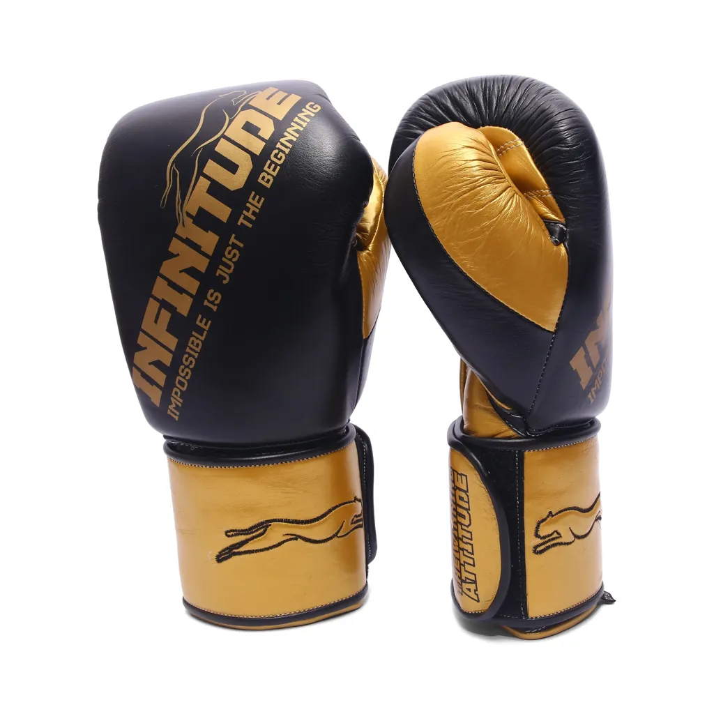 Harrier Pro Boxing Gloves | Black & Gold - Image 10