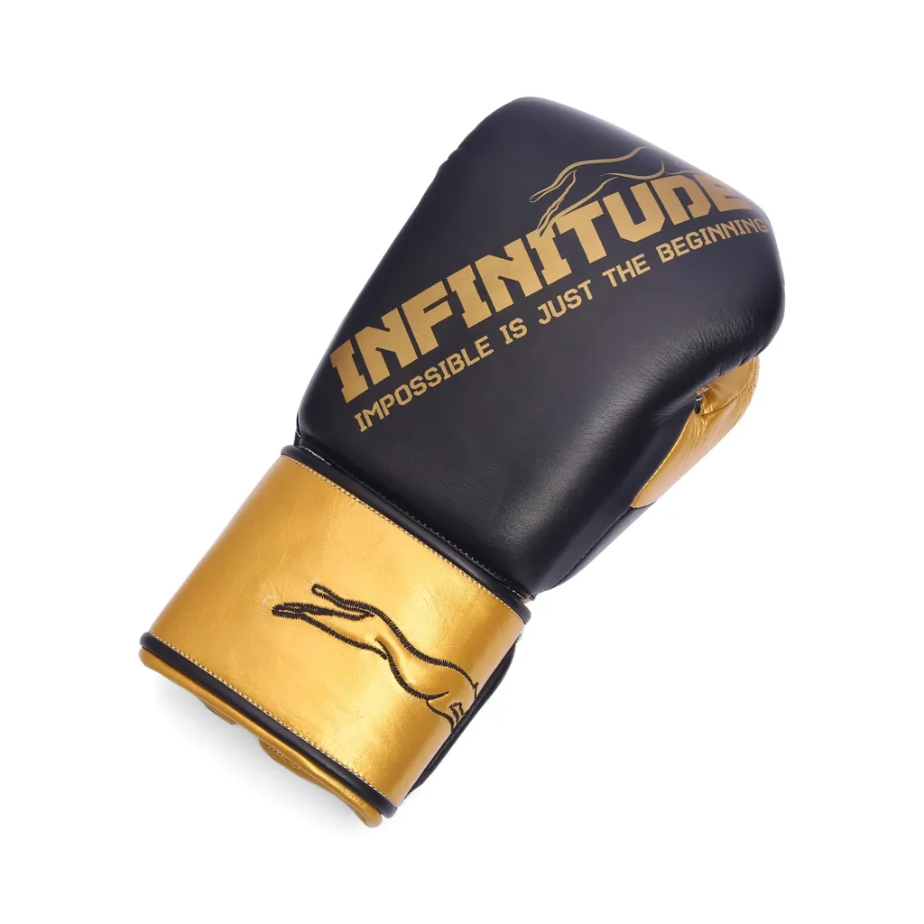Harrier Pro Boxing Gloves | Black & Gold - Image 8
