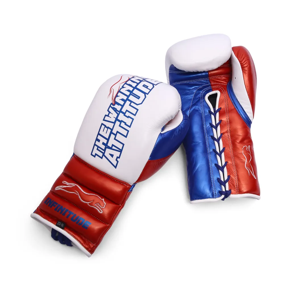 Raptor Xtreme Boxing Gloves | White & Red - Image 7