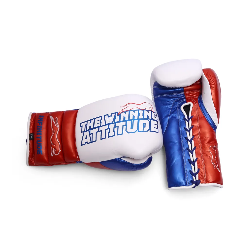 Raptor Xtreme Boxing Gloves | White & Red - Image 6