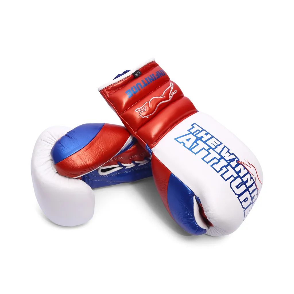 Raptor Xtreme Boxing Gloves | White & Red - Image 5