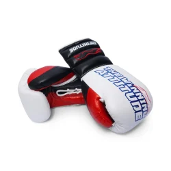 Raptor Xtreme Boxing Gloves | White & Black
