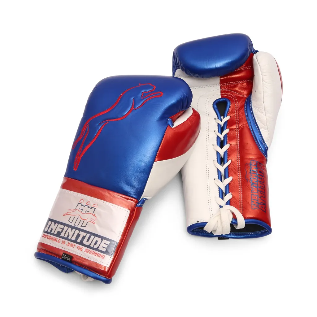 Stealth X2 Boxing Gloves | Blue & Red - Image 8