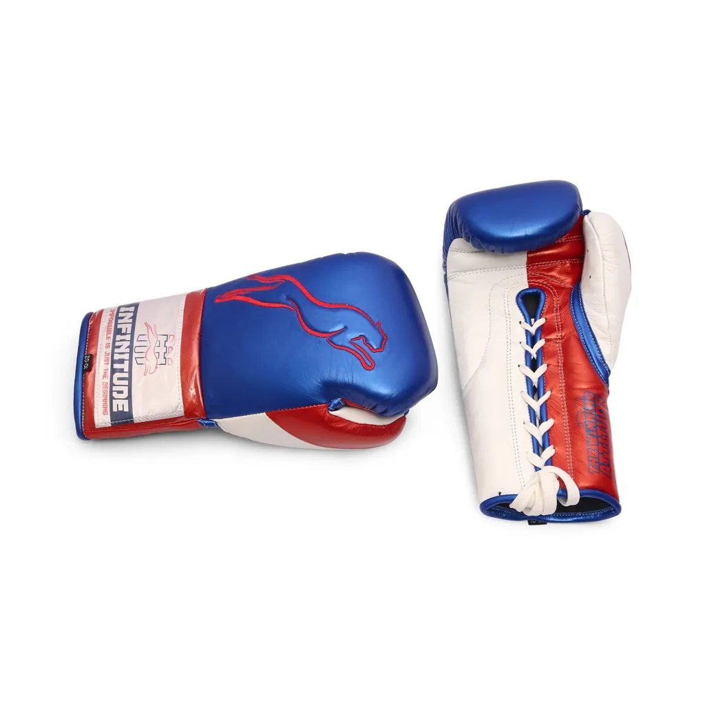 Stealth X2 Boxing Gloves | Blue & Red - Image 7