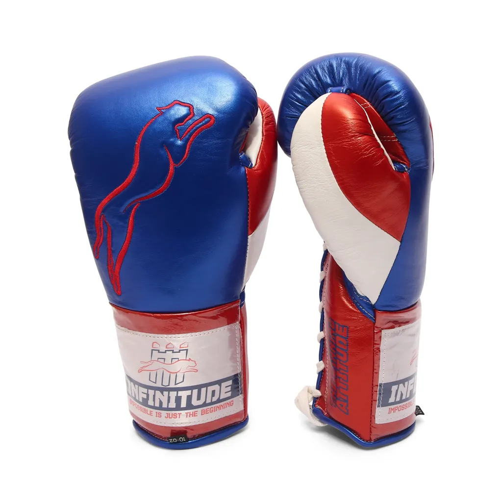 Stealth X2 Boxing Gloves | Blue & Red - Image 3