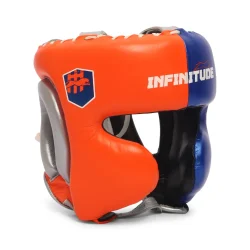 Armor P2 Head Guard | Orange, Blue & Silver