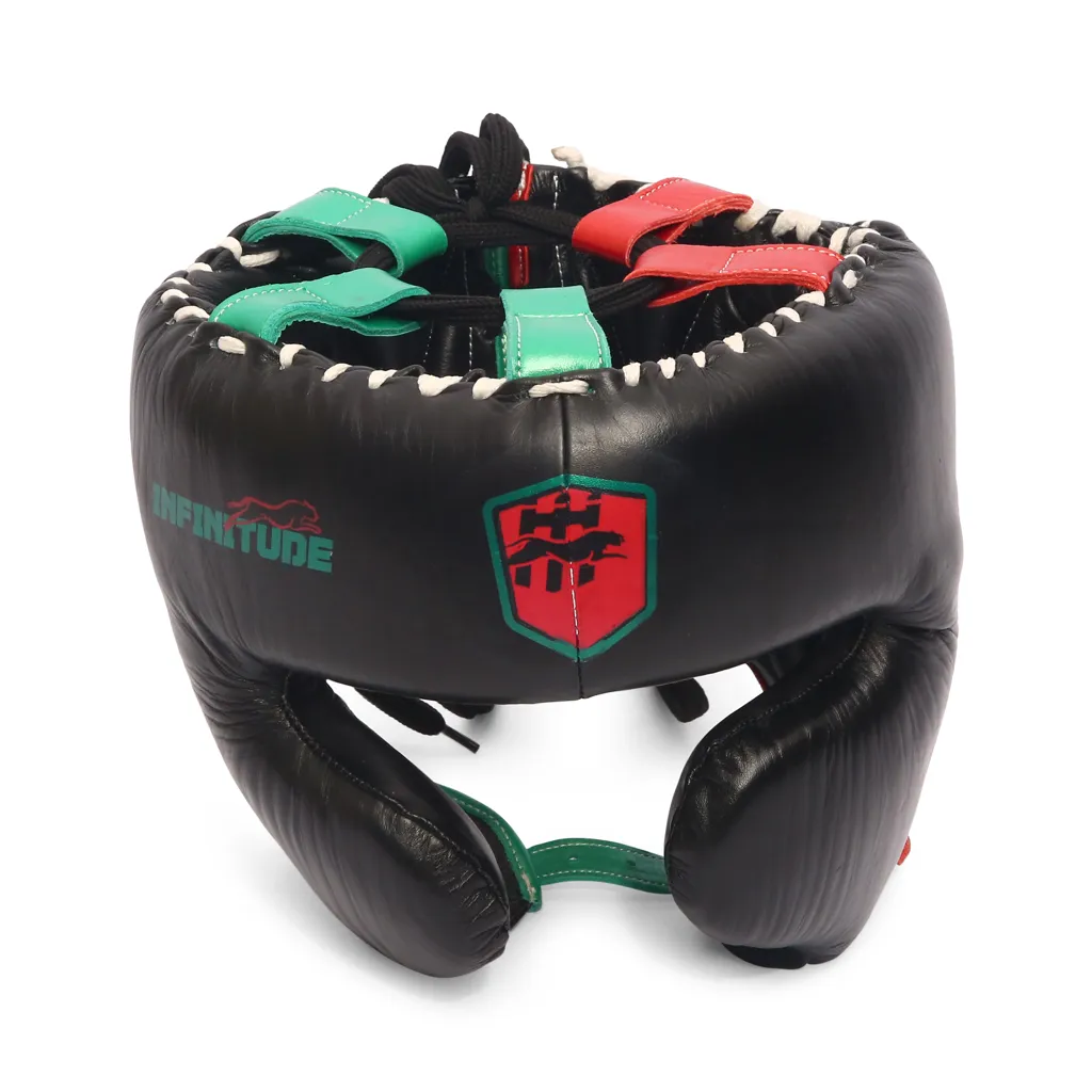 Armor P2 Head Guard | Black, Red & Green - Image 5