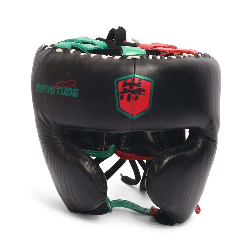 Armor P2 Head Guard | Black, Red & Green