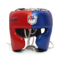 Armor P2 Head Guard | Red, Blue & Silver