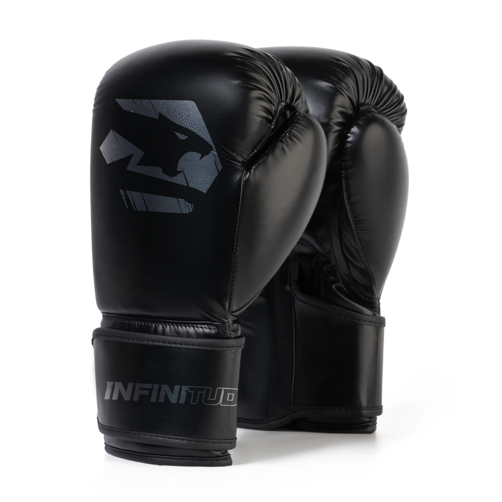 Veloce Evo-X Boxing Gloves - Black/Silver - Image 3