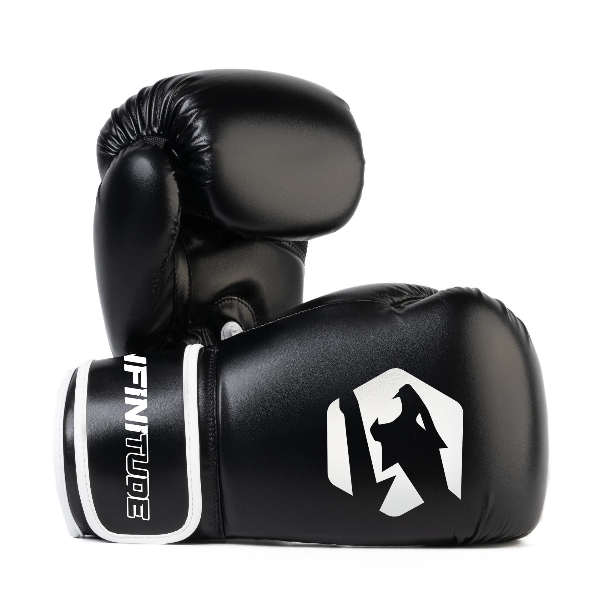 Veloce Infinity Boxing Gloves - Jet Black - Image 4