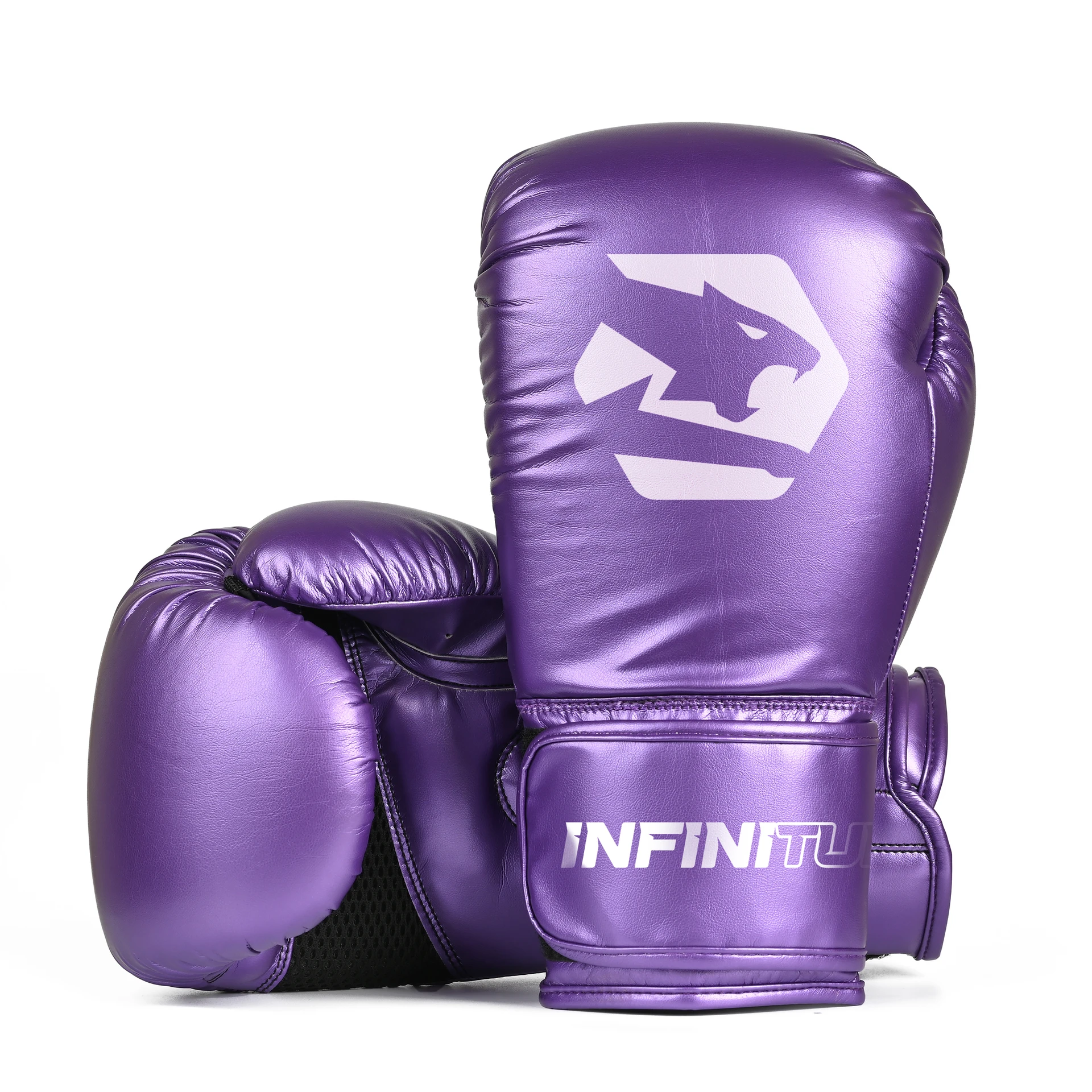 Veloce Evo-X Boxing Gloves - Metalic Indigo - Image 4